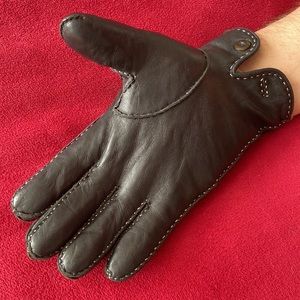 Leather, made in Italy gloves